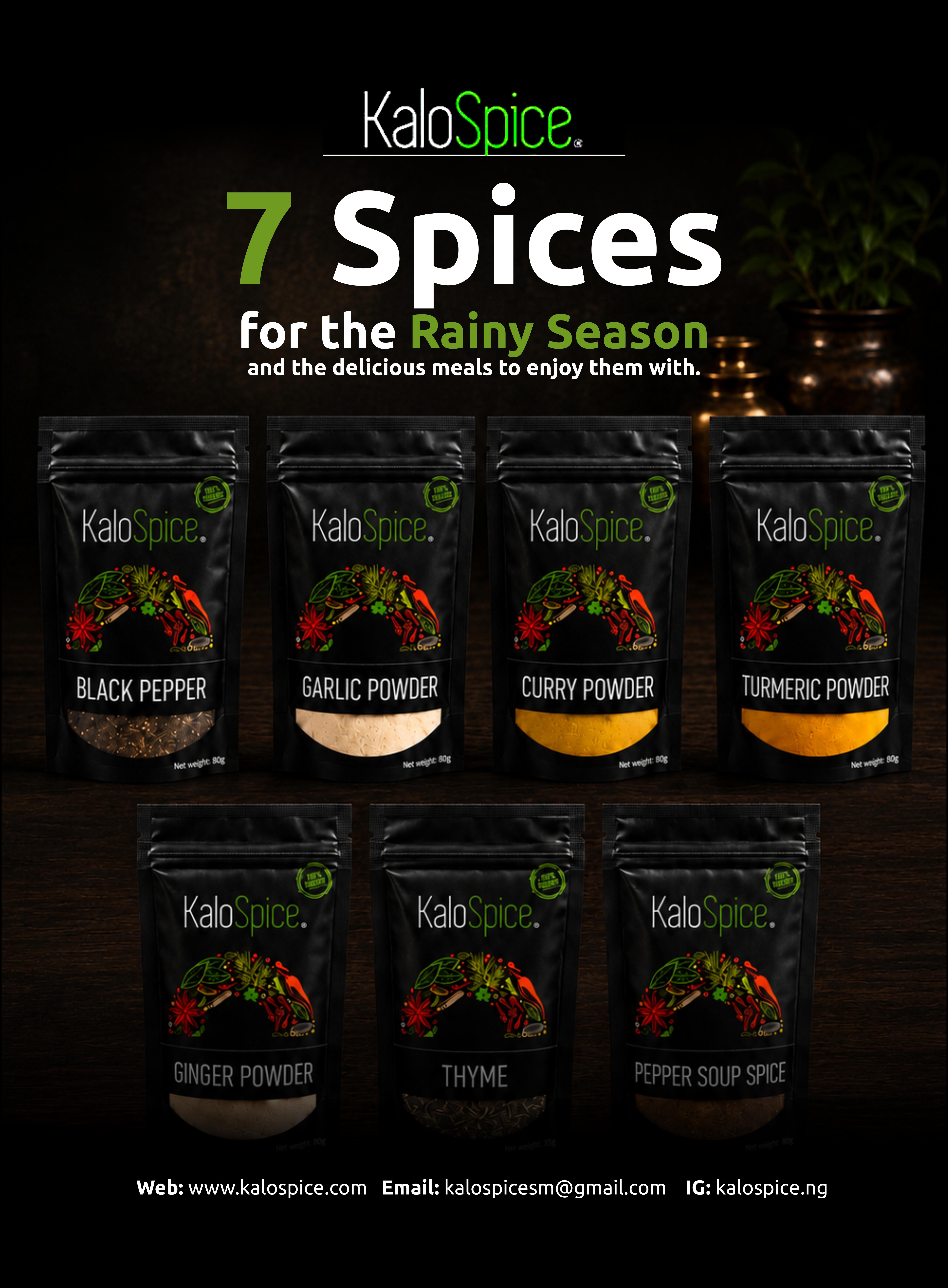 7 Essential Spices for the Rainy Season (And the Delicious Nigerian Meals to Enjoy Them With)